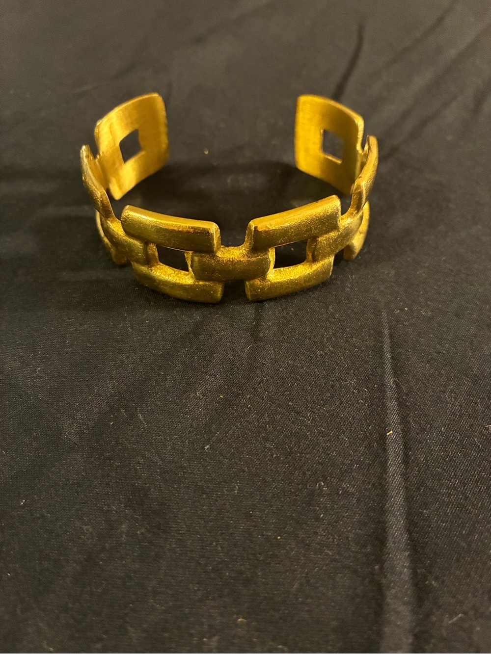 Rustic Cuff Gold Open-Link Cuff Bracelet